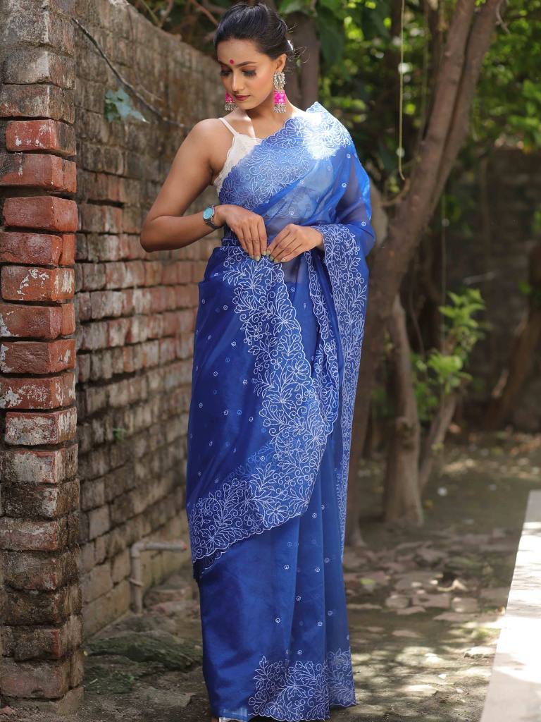 Organza Silk Saree OSS08