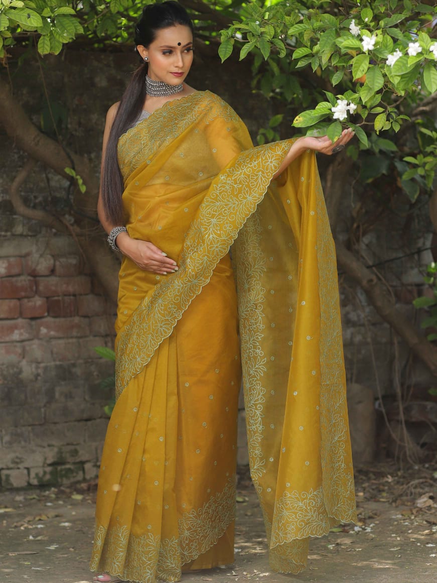 Organza Silk Saree OSS09