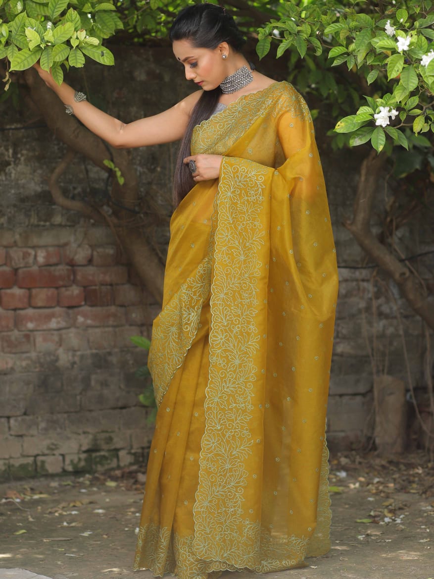 Organza Silk Saree OSS09